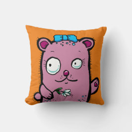 Almofada Ursa de desenho animado fofa acenando
