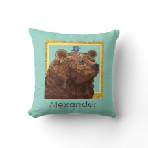 Urso bonito com borboleta, personalizado