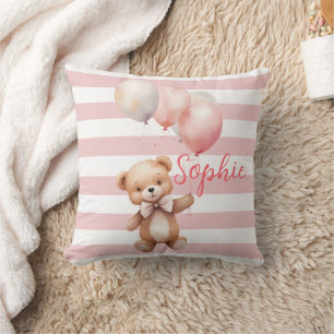 Almofada Urso Bonito de Rosa