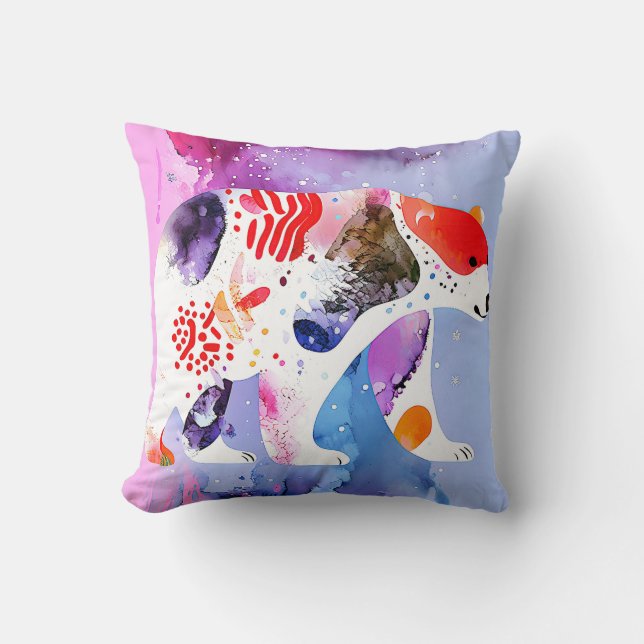 Almofada Urso Celestial com um Sorriso          (Frente)