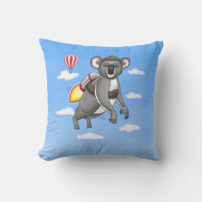 Almofada Urso Coala Foguete (Frente)