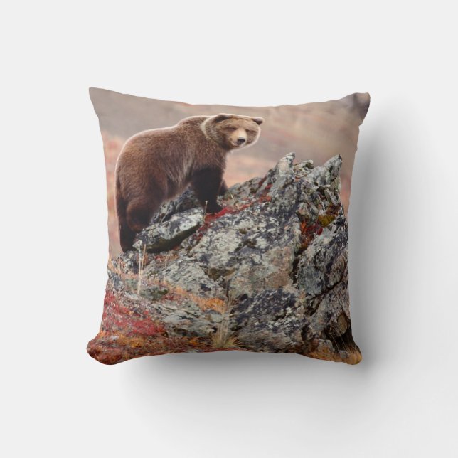 Almofada Urso de Denali Brown (Frente)