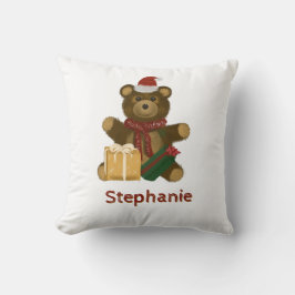 Almofada Urso de Natal 