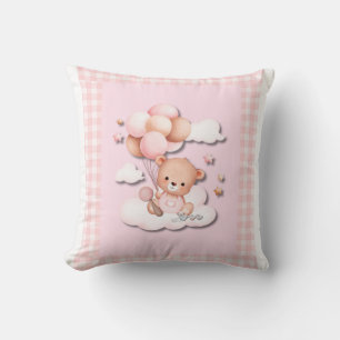 Almofada Urso de Teddy com Balões