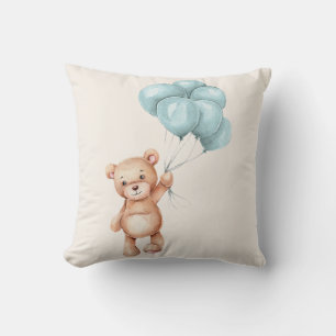 Almofada Urso de Teddy com Balões