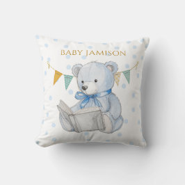 Almofada Urso de Teddy Personalizado lendo um livro