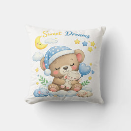 Almofada Urso de Travesseiro Sonhos Doces