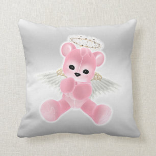 Almofada Urso de ursinho cor-de-rosa do anjo da menina