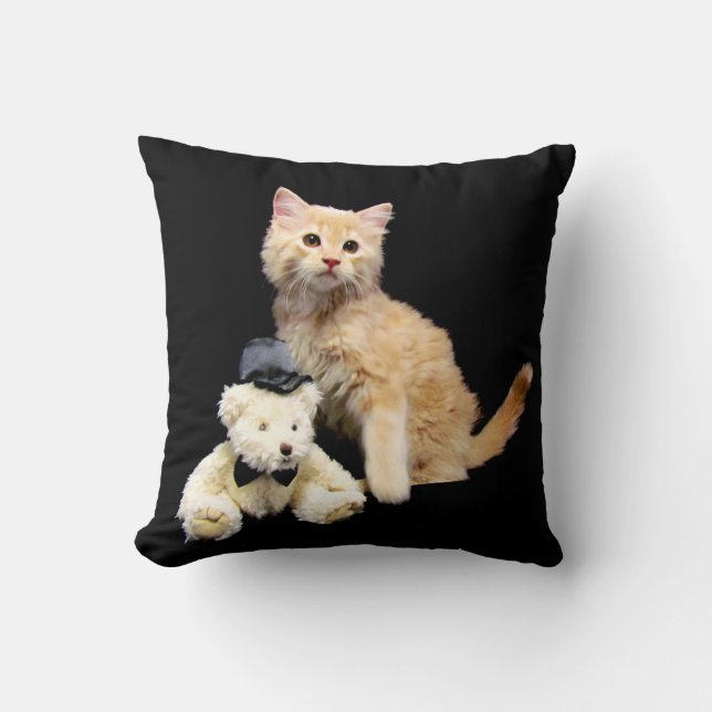 Almofada Urso do Sol - Travesseiro decorativo de Gato (Frente)