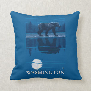 Almofada Urso no luar - Washington