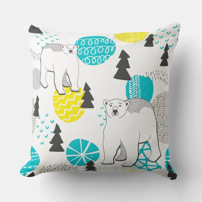 Almofada Urso polar (Frente)