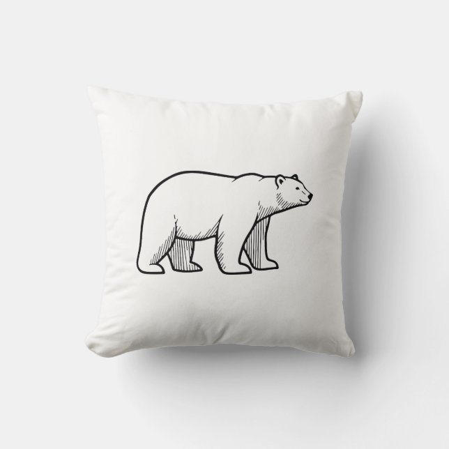 Almofada Urso Polar (Frente)