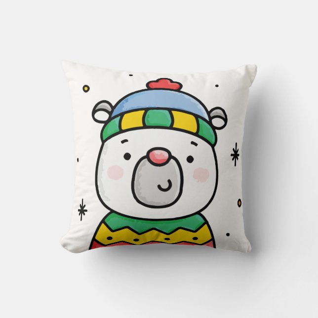 Almofada Urso polar (Frente)