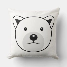 Almofada Urso Polar de Cartoon Bonito