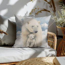 Almofada Urso Polar e Legenda Árctica Cub