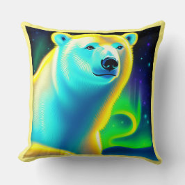 Almofada Urso polar espantoso.
