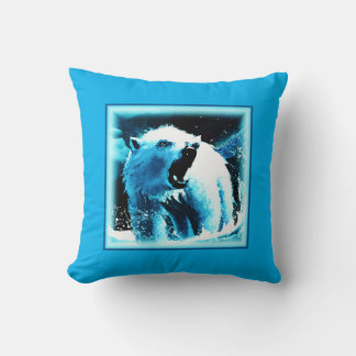Almofada "Urso Polar Irritado" - Pintura Bonita. Comprar Ag