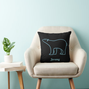 Almofada Urso Polar Neon Personalizado