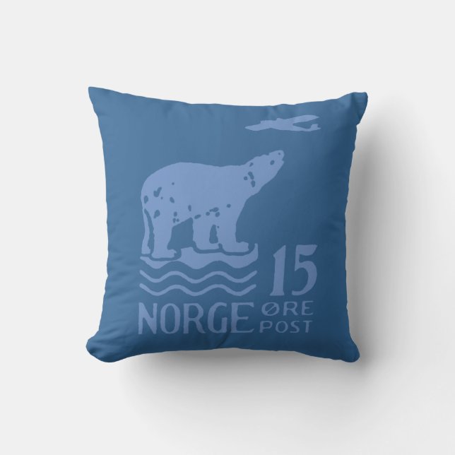 Almofada Urso Polar Norueguês 1925 (Frente)