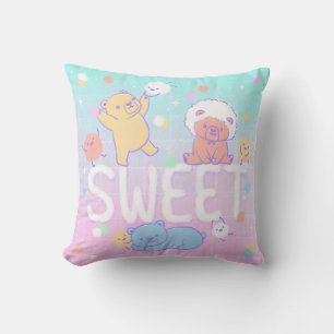 Almofada Ursos Doces com Monstros Fluffy