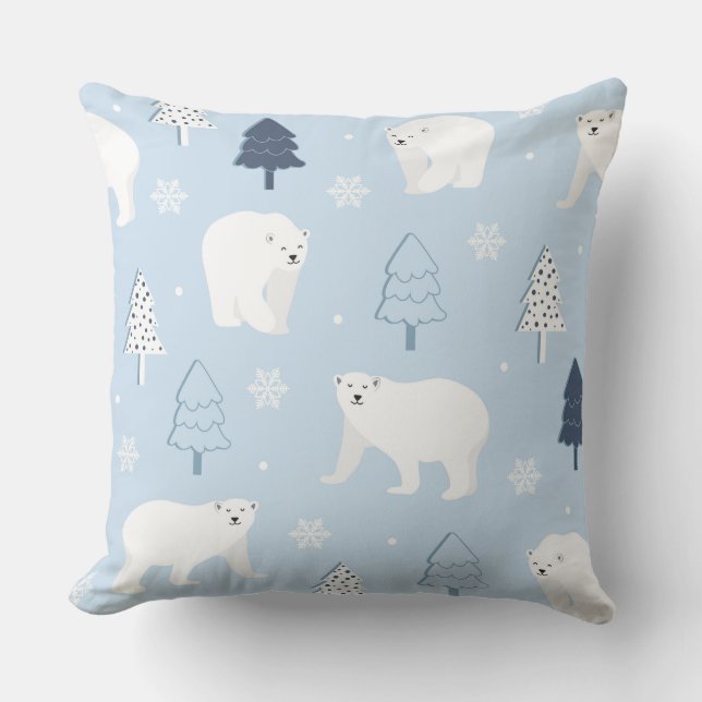 Almofada Ursos Polares Cuxos (Frente)
