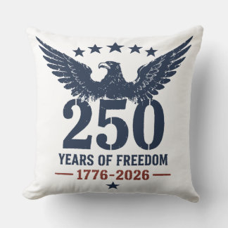 Almofada USA 250º Aniversário Águia Patriótica Anos de Lib