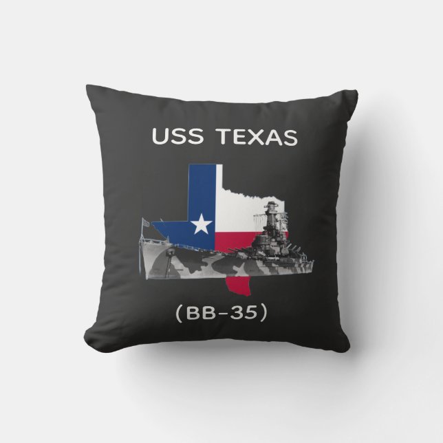 Almofada USS Texas (BB-35) 2  (Frente)