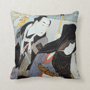 Almofada Utamaro: Amantes, 1797