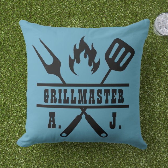 Almofada Utensílio Azul Grillmaster  (Grama)