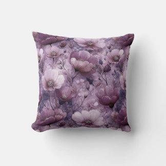 Almofada Valentine’s Day Floral Romantic Purple Violet