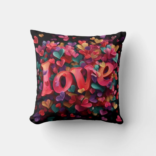 Almofada Valentine’s Day Throw Pillow Collection | Romantic (Frente)
