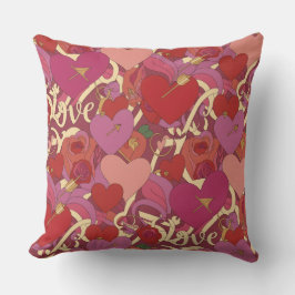 Almofada Valentine’s Day Throw Pillow Collection | Romantic