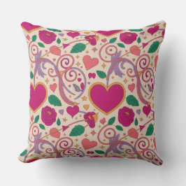 Almofada Valentine’s Day Throw Pillow Collection | Romantic