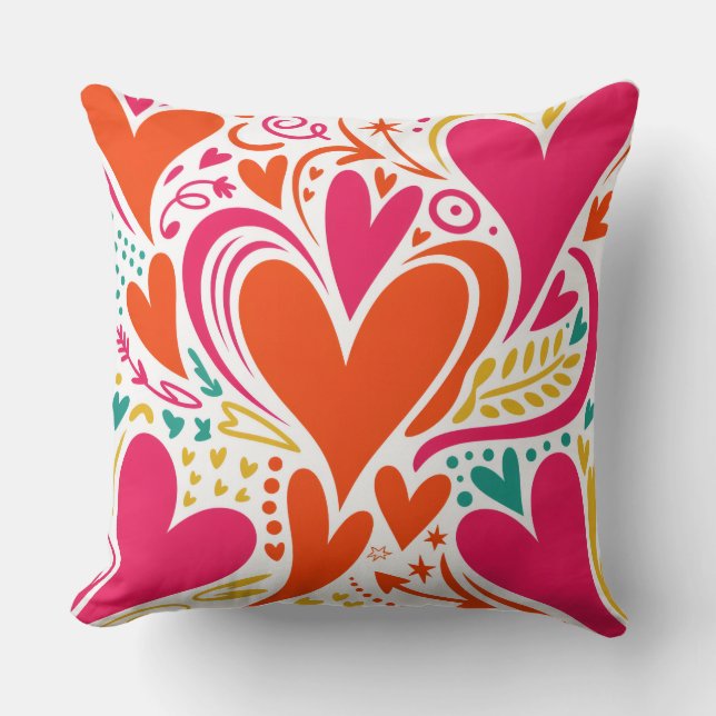 Almofada Valentine’s Day Throw Pillow Collection | Romantic (Frente)