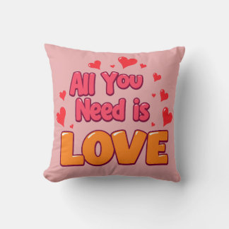Almofada Valentine's day desing "all you need is love"