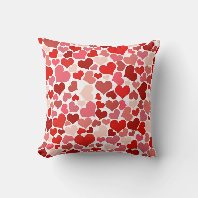 Almofada Valentine's Day Hearts Pattern (Frente)