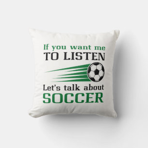 Almofada Vamos falar sobre futebol