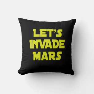 Almofada Vamos Invade Mars
