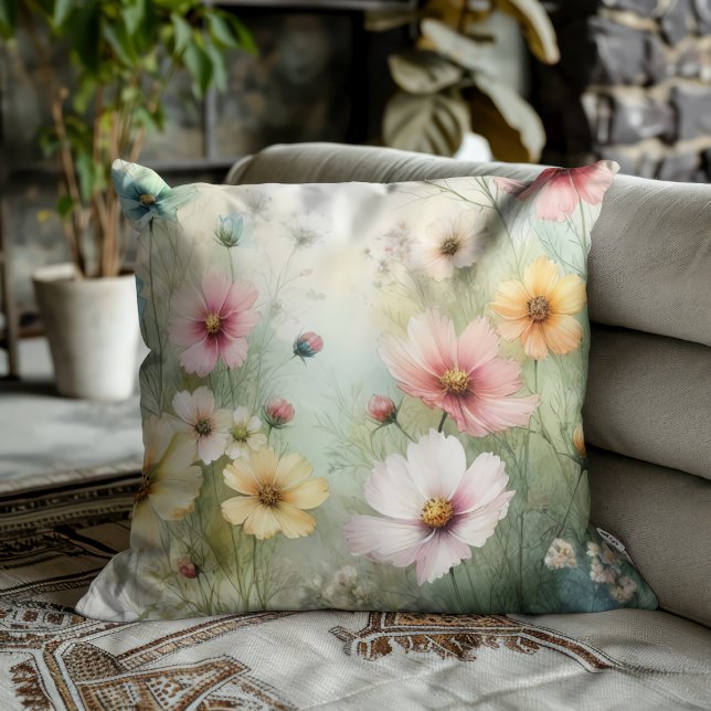 Almofada Vamos Obter Flores Selvagens 🌷 (Criador carregado)