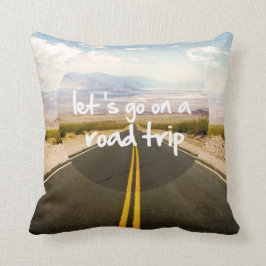 Almofada Vamos para viajar de carro