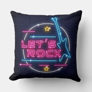Almofada Vamos Rock Retro Neon
