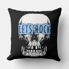 Almofada Vamos Rock Skull