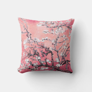 Almofada Van Gogh Almond Blossom cor-de-rosa