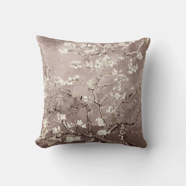 Almofada Van Gogh Almond Blossoms Beige (Frente)