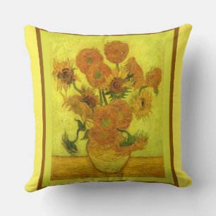 Almofada Van Gogh - Catorze Girassóis,