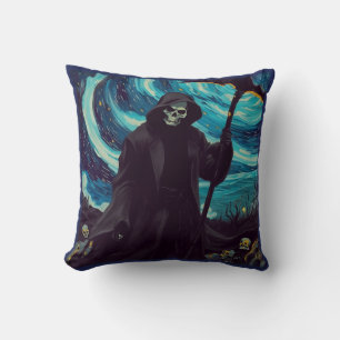 Almofada Van Gogh Grim Reaper Noite E Dia
