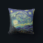 Almofada Van Gogh O Travesseiro Da Noite Estrelada<br><div class="desc">Arte funcional do nosso artista favorito Van Gogh. A Noite Estrelada de Vincent Van Gogh junho de 1889</div>