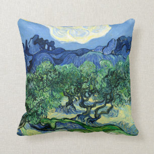 Almofada Van Gogh - Oliveiras com Fundo de Alpilles