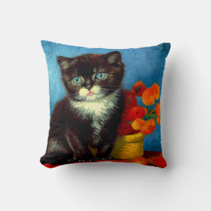 Almofada Van Gogh Tuxedo Cat