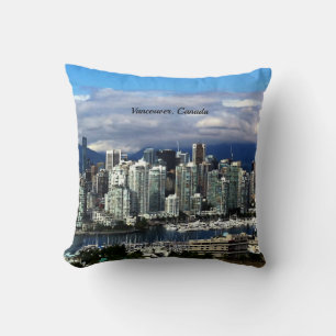 Almofada Vancouver, linha do horizonte do Canadá